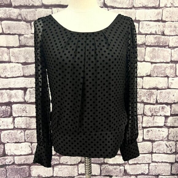 White House Black Market Tops - White House Black Market Silk Blouse Size 6